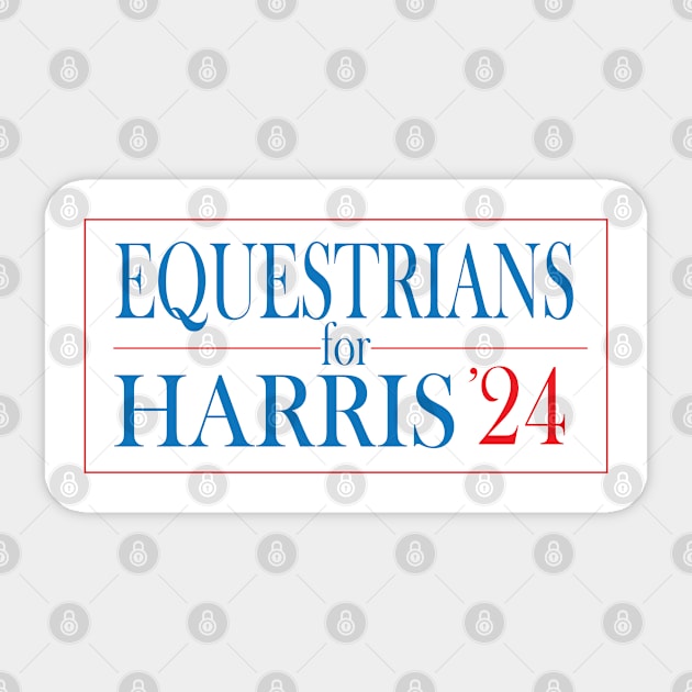 Equestrians for Harris Sticker by DickinsonDesign